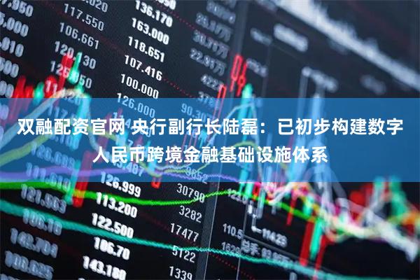 双融配资官网 央行副行长陆磊：已初步构建数字人民币跨境金融基础设施体系