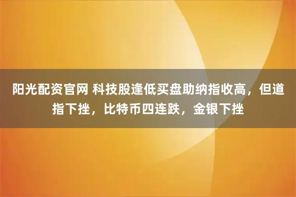 阳光配资官网 科技股逢低买盘助纳指收高，但道指下挫，比特币四连跌，金银下挫